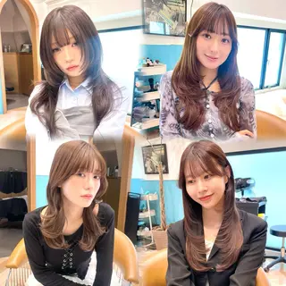 ロング 韓国レイヤー 🧸🤍ちずみのヘアスタイル