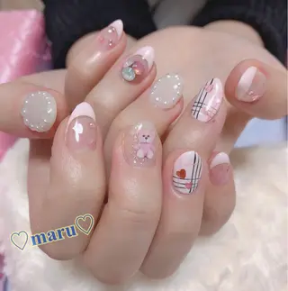ネイル まるみ ♡のネイルデザイン