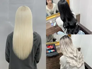 ロング カラー ヘアアレンジ LIP 大阪本店 エクステ 堀谷和孝のヘアスタイル