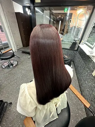 ロング カラー 髪質改善⭐️縮毛矯正 中野⭐️Rinaのヘアスタイル