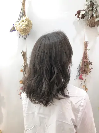 カラー 東梅田エリアカラー ヘアセットNo. 1のヘアスタイル