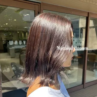 ミディアム カラー JURI 🎀透明感カラー🎀のヘアスタイル