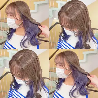 カラー 渋谷:インナーカラー ／🍒エリカ🍒のヘアスタイル