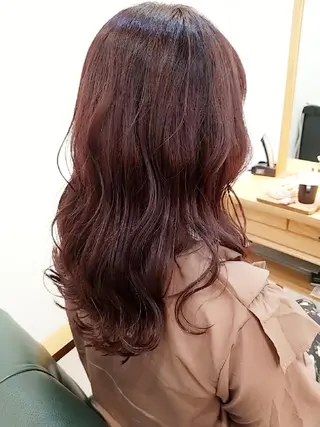 セミロング すずき えりのヘアスタイル