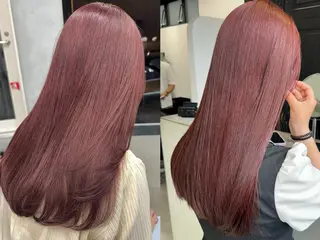 ミディアム カラー Rico / bob/グレージュのヘアスタイル