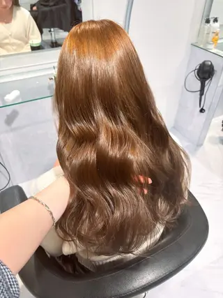 ロング カラー 表参道♡暗髪^ྀི 艶カラー♡アユミのヘアスタイル