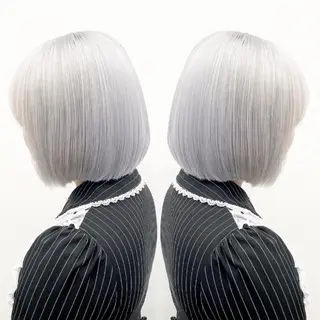 ショート カラー パーマ ヘアアレンジ メンズ nico TOKYO 渋谷所属・ブリーチ　ハイトーン 特化🌈フジタハルキのヘアスタイル