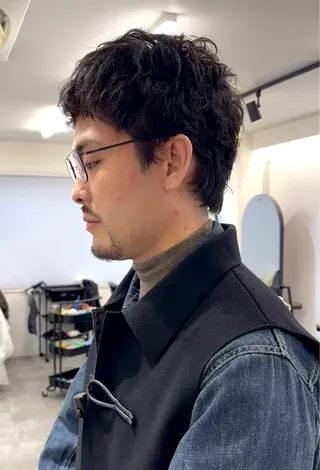 ショート ima所属・メンズカット ニヘイのヘアスタイル