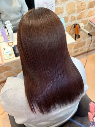 セミロング 土肥 美羽のヘアスタイル