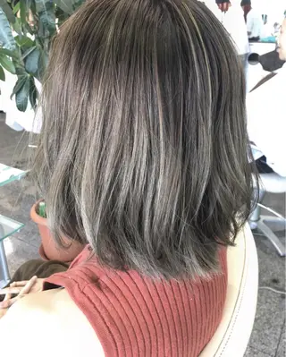 ミディアム カラー 河合秀明/ショート /ボブ/レイヤーのヘアスタイル