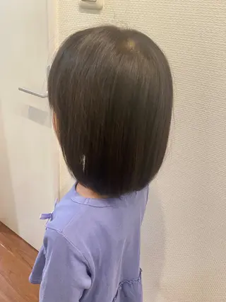 ミディアム キッズ 🐼🌿‬西 柚希乃🥟👲のヘアスタイル