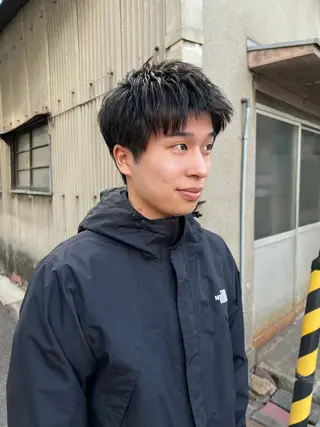 メンズ 大阪メンズパーマ /スパイキー/らいのヘアスタイル
