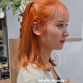 ミディアム ヘアアレンジ ニイ/栄/ カラーリスト/ロングのヘアスタイル