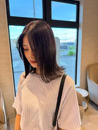 ミディアム 森 千風優のヘアスタイル