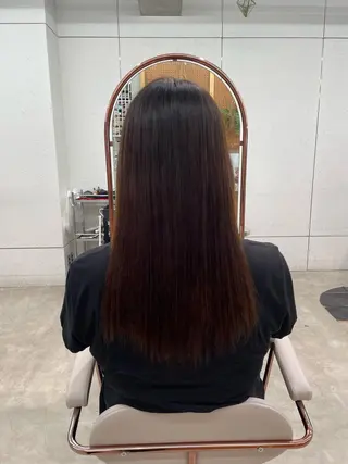 ロング 鶴井 美空のヘアスタイル