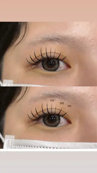 マツエク・マツパ 馬場 ゆいなのマツエク・マツパデザイン