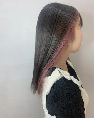 ロング カラー 田中大星 /ボブ 縮毛矯正のヘアスタイル