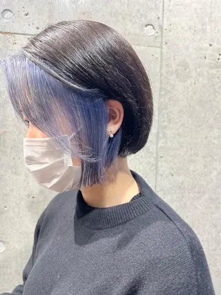 ショート カラー ヘアアレンジ Bob＆ハイトーン 専門家CHIHIROのヘアスタイル
