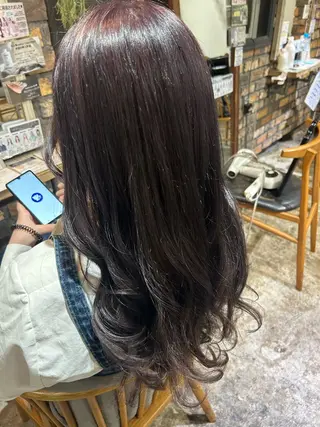 ロング カラー 福村 彩夏のヘアスタイル