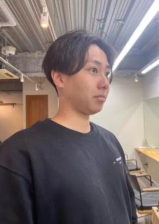 メンズ シャドウパーマ/ 波巻パーマYu-Kiのヘアスタイル