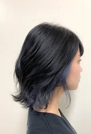 ミディアム カラー 井手 伸哉のヘアスタイル