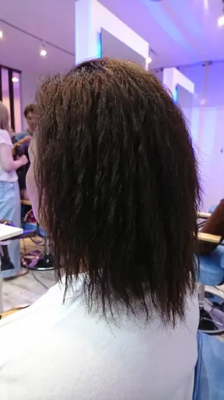 ミディアム メンズ パーマ 中嶌 健一のヘアスタイル