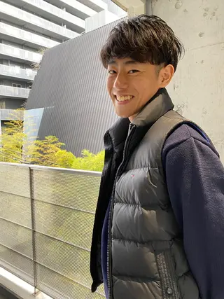 メンズ YinYang所属・川﨑 章弘のヘアスタイル