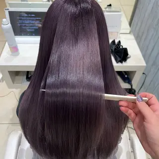 セミロング 【髪質改善カラー】 あむ·. ⟡ 🖤のヘアスタイル