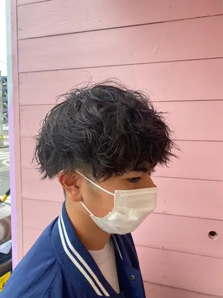 メンズ ボヌールソレイユ所属・☁️彦坂唯有/ 透明感カラー☁️のヘアスタイル