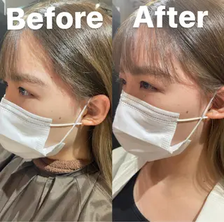 ロング One By The Ect所属・ショート/脱白髪染め ☆宇﨑悠実のヘアスタイル