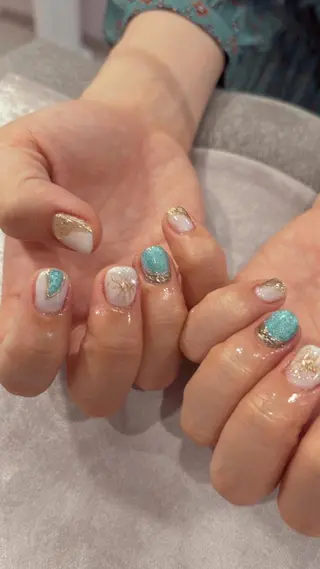 ネイル wooone所属・鶴橋wooone nail.rieのネイルデザイン