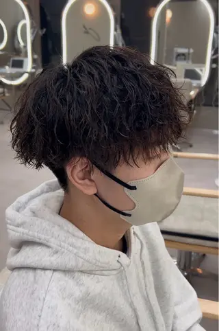 メンズ メンズ/メンズパーマ /小笠原諒のヘアスタイル