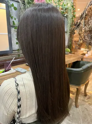 ロング カラー 稲田 里菜のヘアスタイル