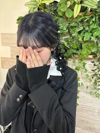 ヘアアレンジ ヘアセット/卒業式 袴着付け✨清水玲歌のヘアスタイル