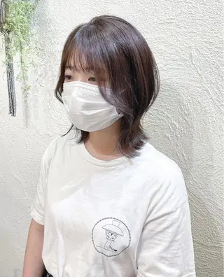 ミディアム カラー ete所属・Rina 𓍯のヘアスタイル