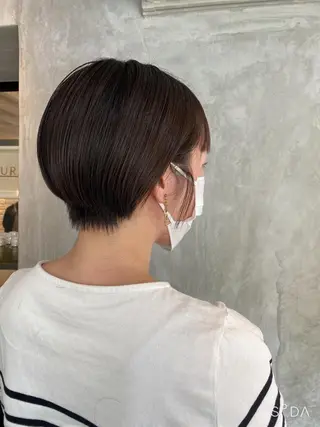 ショート カラー ヘアアレンジ stylist/蛯谷 珠里のヘアスタイル