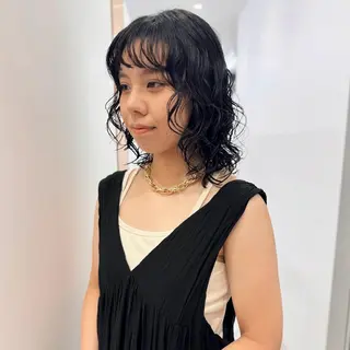 ミディアム パーマ gotoday shaire salon 神戸三宮所属・ショート/パーマ/ MIOのヘアスタイル