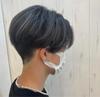 カラー メンズ &chaLme   心斎橋所属・emi/髪質改善/ 韓国風/艶カラーのヘアスタイル