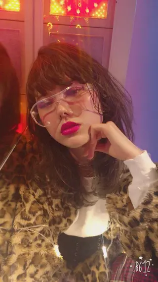 ロング パーマ ウルフカット／吉村 桃子のヘアスタイル