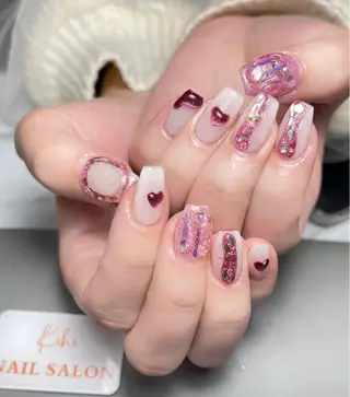 ネイル 💕鈴木ユリ パラジェル/オフ無料のネイルデザイン