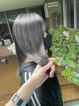 ミディアム カラー 土居 正季のヘアスタイル