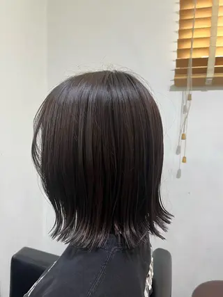 ミディアム カラー ✨🎨ブリーチなし 透明感カラー✨美友のヘアスタイル
