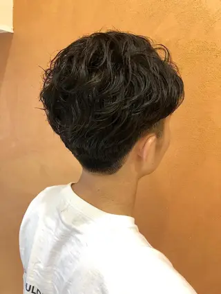 ショート パーマ メンズ 西 めぐみのヘアスタイル