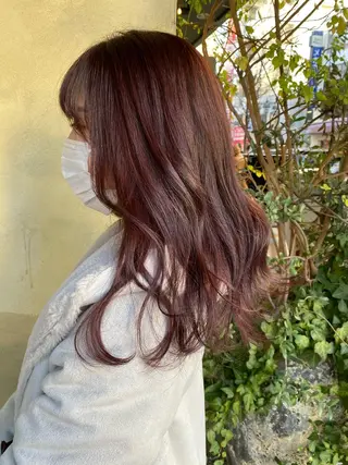 セミロング hina☺︎ 髪質改善/ストレートのヘアスタイル