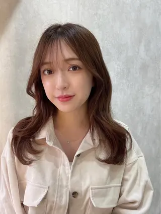 ミディアム 韓国レイヤー/ 髪質改善🤍芹奈のヘアスタイル