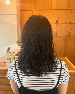 セミロング かお 🐰のヘアスタイル