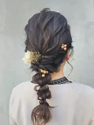 ヘアアレンジ 薄葉 美菜子のヘアスタイル