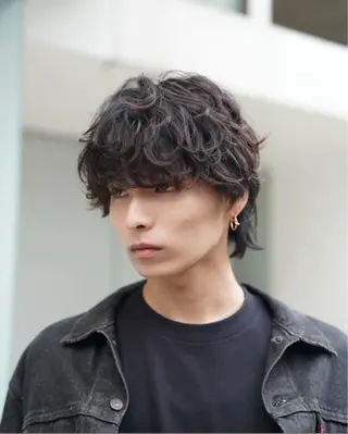 パーマ メンズ 似合わせパーマ🔥 河浪  大智のヘアスタイル