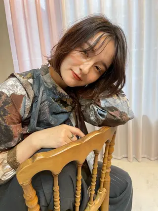 ショート カラー ショート/ボブ/ 心斎橋/宮脇美奈のヘアスタイル