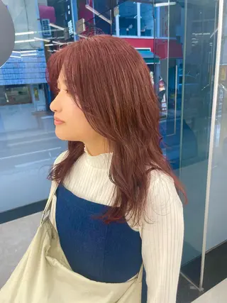 ロング カラー ヘアアレンジ 【Sweep】おじま のぞみのヘアスタイル